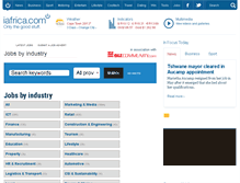 Tablet Screenshot of jobs.iafrica.com